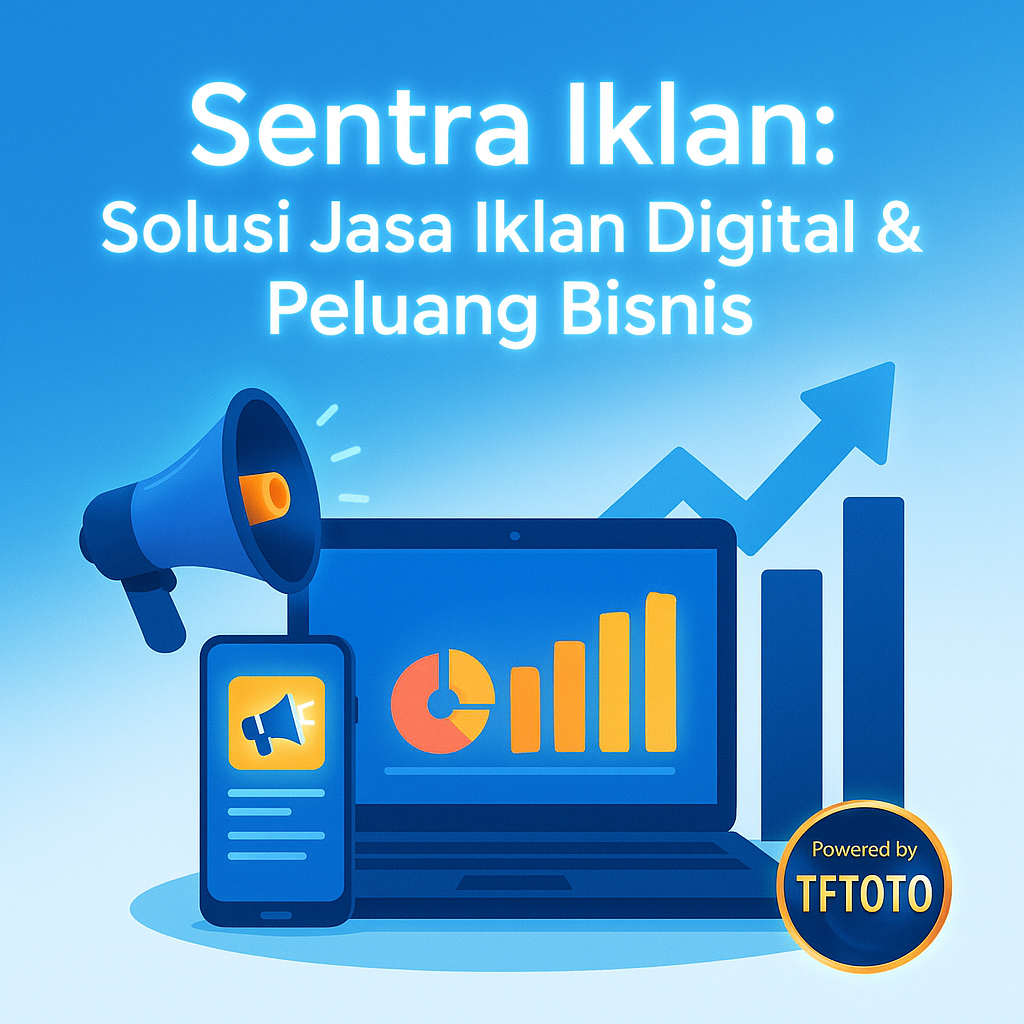 Ilustrasi digital modern promosi situs bandar togel online terbesar TFTOTO, menampilkan konsep keamanan, kemudahan transaksi, dan kemujuran bermain togel serta slot online terpercaya di Indonesia